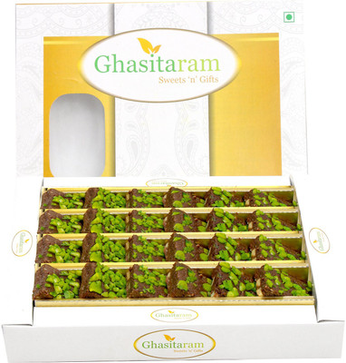 

Ghasitaram Gifts Kaju Chocolate Dryfruit Delight(400 g, Box)