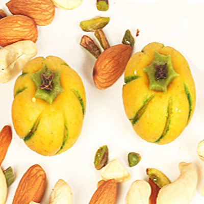 

Ghasitaram Gifts Yellow Sugarfree Melons(400 g, Box)