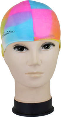 

Neska Moda Silicon Anti-Allergic Swimming Cap Swimming Cap(Multicolor, Pack of 1)