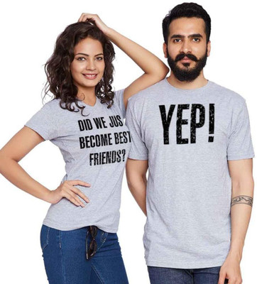 Buy BonOrganik Printed Couple Round 