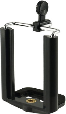 

Freya Clip Bracket Stand MOBILE Holder Adapter Mount For Cell Phone Monopod Tripod Kit(Black, Supports Up to 500 g)