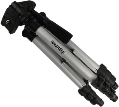 

Anytech ™ Flexible 4 Sections 105 cm Monopod Camera Tripod + Mobile Phone Holder Trod Mount Holder with Tripod Carrying Bag… Limited Stock Available Tripod(Black, Silver, Supports Up to 1500 g)
