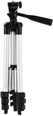 

Anytech ™ 3110 Lightweight Tripod with Adjustable-height legs Free Phone Holder with Bag Tripod Kit (Silver, Supports Up to 1500 g) Tripod(Silver, Black, Supports Up to 1500 g)
