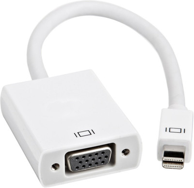 

Hle TV-out Cable Mini Display Port to VGA Adaptor(White, For MacBook)