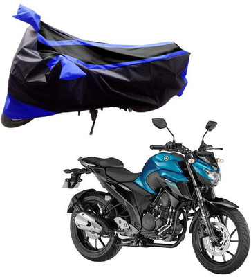 Purpleheart Two Wheeler Cover for Yamaha(Fazer, Black, Blue)
