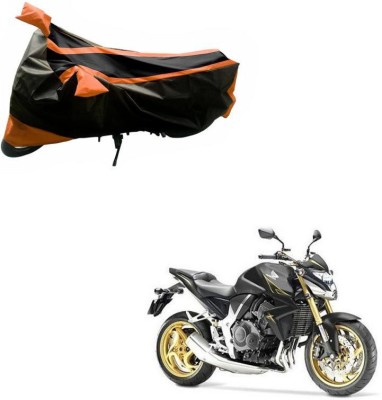 Purpleheart Two Wheeler Cover for Honda(CB 1000R, Black, Orange)