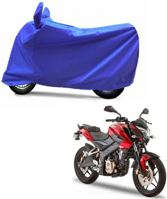 Autocraft Two Wheeler Cover for Bajaj(Pulsar, Blue)