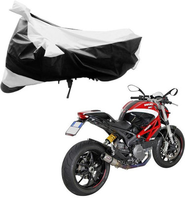 Purpleheart Two Wheeler Cover for Ducati(Monster 796 S2R, Black, Silver)