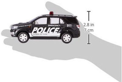 

HickoryDickoryBox Fortune Interceptors Police Car ,Gift For Kids(Black)