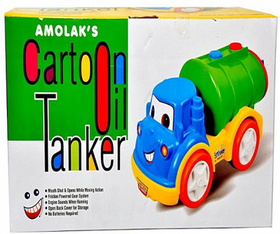 TOY CARTOON OIL TANKER(Multicolor)