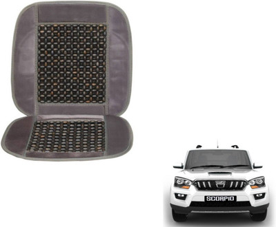 MOCKHE Cushion, Wooden Bead Seating Pad For  Mahindra New Scorpio(Car Seats Grey)