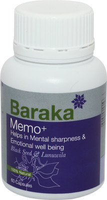 

Baraka Memo+ (100 % Natural Product)(60 No)