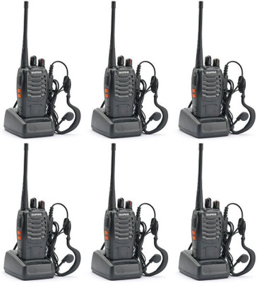 

Baofeng Premium Quality Walkie Talkie 6pcs_baofeng 888s Walkie Talkie(Black)