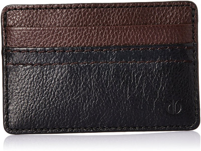 Titan Men Brown Genuine Leather Card Holder(2 Card Slots)