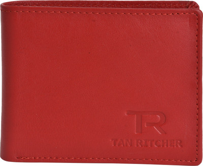 

Tan Ritcher Men Red Genuine Leather Wallet(7 Card Slots)