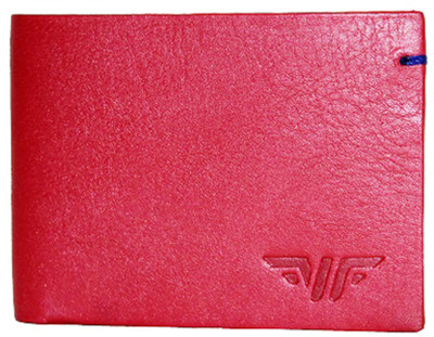 

Winner Force Men Red Genuine Leather Wallet(5 Card Slots)