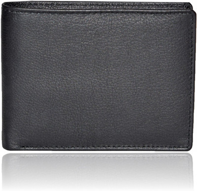 

Forester Men Black Genuine Leather Wallet(3 Card Slots)