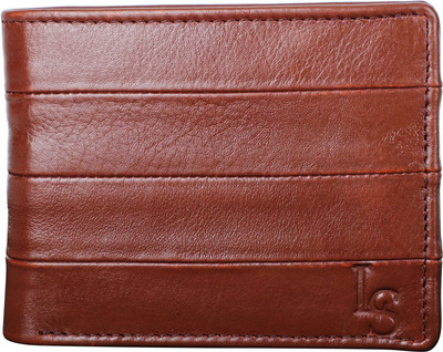 

LOUIS STITCH Men Brown Genuine Leather Wallet(8 Card Slots), Rich brown