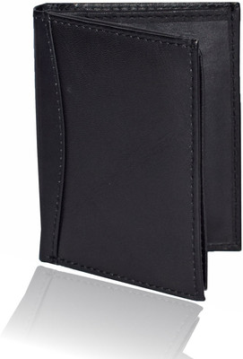 

Adam Zac Men Black Genuine Leather Wallet(7 Card Slots)