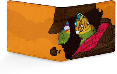 

SL COLLECTIONS Boys Multicolor Artificial Leather, Canvas Wallet(4 Card Slots)