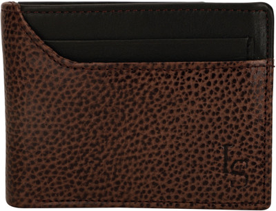 LOUIS STITCH Men Brown Genuine Leather Wallet(8 Card Slots)