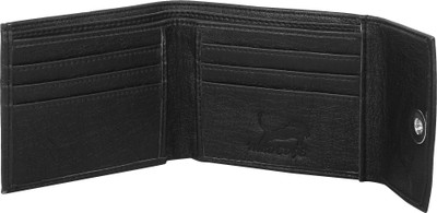 

WILD EDGE Men Black Artificial Leather Wallet(3 Card Slots)