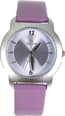 40 OFF on Ricoh LADIES STEEL CASE PURPLE COLOUR LEATHER STRAP