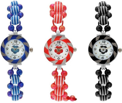 

SD SHOP New 3 Bracelet Watch - For Girls