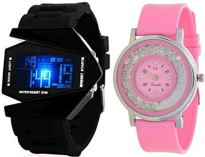 

Orayan Couple Combo of two RKT+G41 Watch - For Boys & Girls