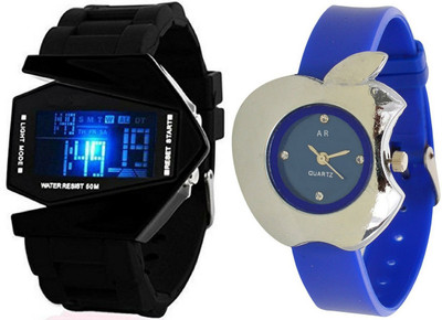 

AR Sales Rkt-G10 Designer Combo Of 2 Watch - For Men & Women