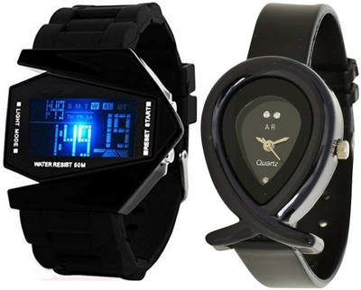

Orayan Couple Combo of two RKT+G10 Watch - For Boys & Girls