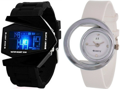 

Orayan Couple Combo of two RKT+G28 Watch - For Boys & Girls