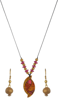 

Sudha Creations Terracotta Jewel Set(Multicolor)