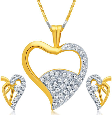 Sukkhi Alloy Jewel Set(White, Gold)
