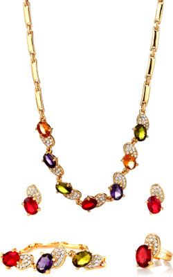 

Ruhaani Jewels Alloy Jewel Set(Gold)