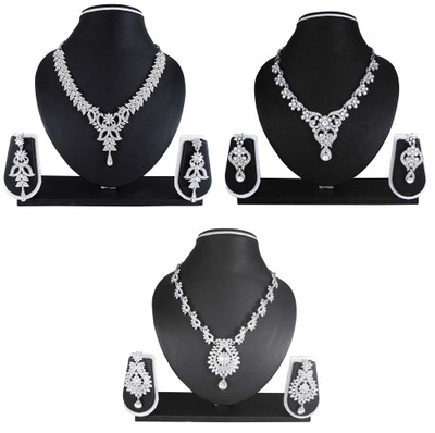 

Atasi International Alloy Jewel Set(White)