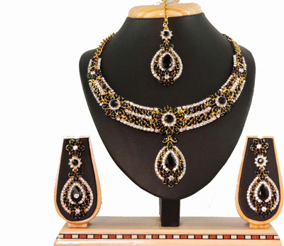 

Vatsalya Creation Zinc Jewel Set(Black)