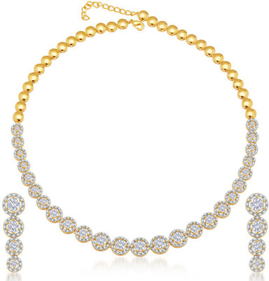 

Sukkhi Alloy Jewel Set(White, Gold)