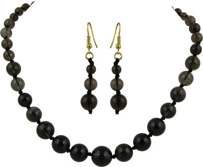 Pearlz Ocean Alloy Brown Jewellery Set(Pack of 1)