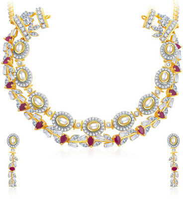 

Sukkhi Alloy Jewel Set(Gold, White)