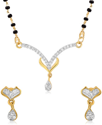 59% OFF on mahi Alloy, Brass Jewel Set(Gold, White) 59% OFF on mahi Alloy, Brass Jewel Set(Gold, White)