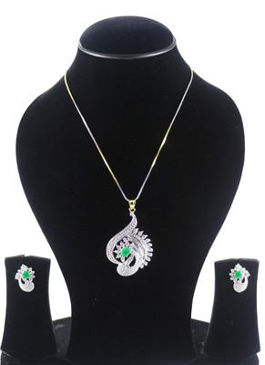 

You Bella Alloy Jewel Set(Green)