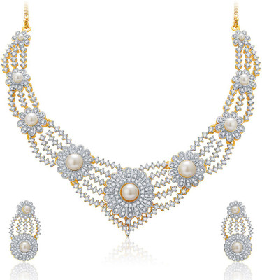 

Sukkhi Alloy Jewel Set(Gold, White)
