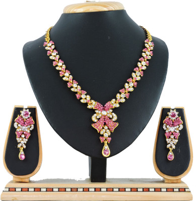 

Vatsalya Creation Alloy Jewel Set(Pink)