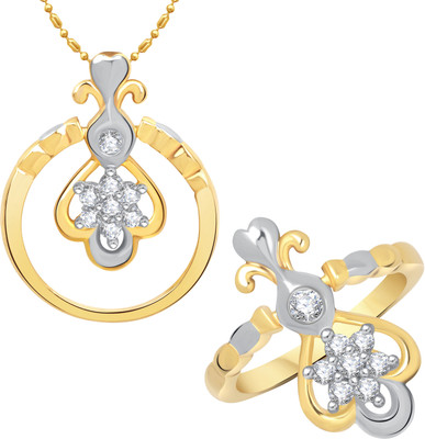 

VK Jewels Alloy Jewel Set(Gold)