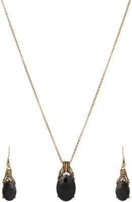 HIGH TRENDZ Alloy Sterling Silver Silver Jewellery Set(Pack of 1)