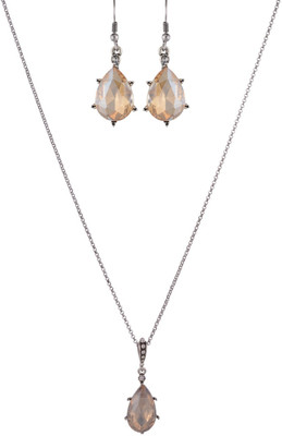 HIGH TRENDZ Alloy Sterling Silver Silver Jewellery Set(Pack of 1)