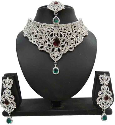 

Shree Bhawani Art Jewellery Alloy Jewel Set(Multicolor)
