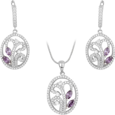 

Jewel99 Sterling Silver Jewel Set(Silver)