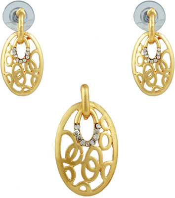 

Kshitij Jewels Alloy Jewel Set(Gold, White)